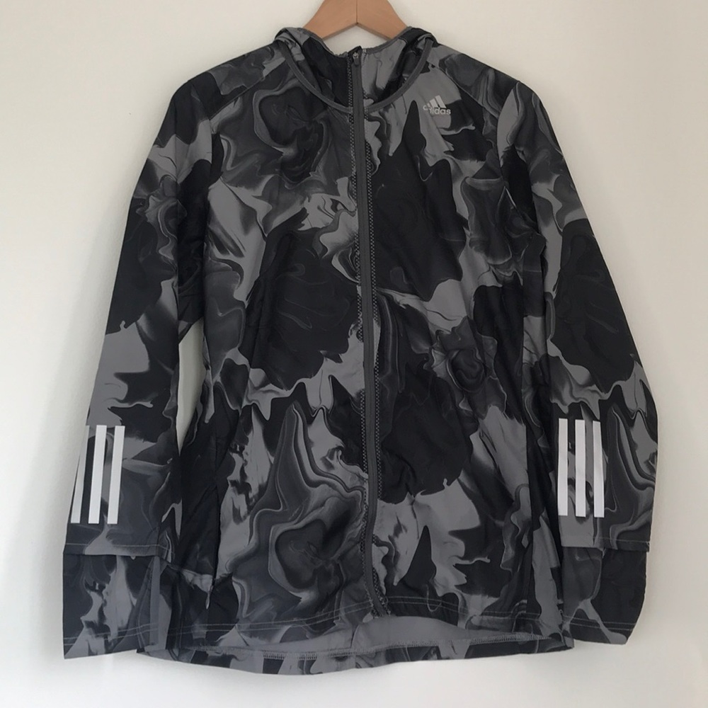 Adidas hooded energy running jacket women’s